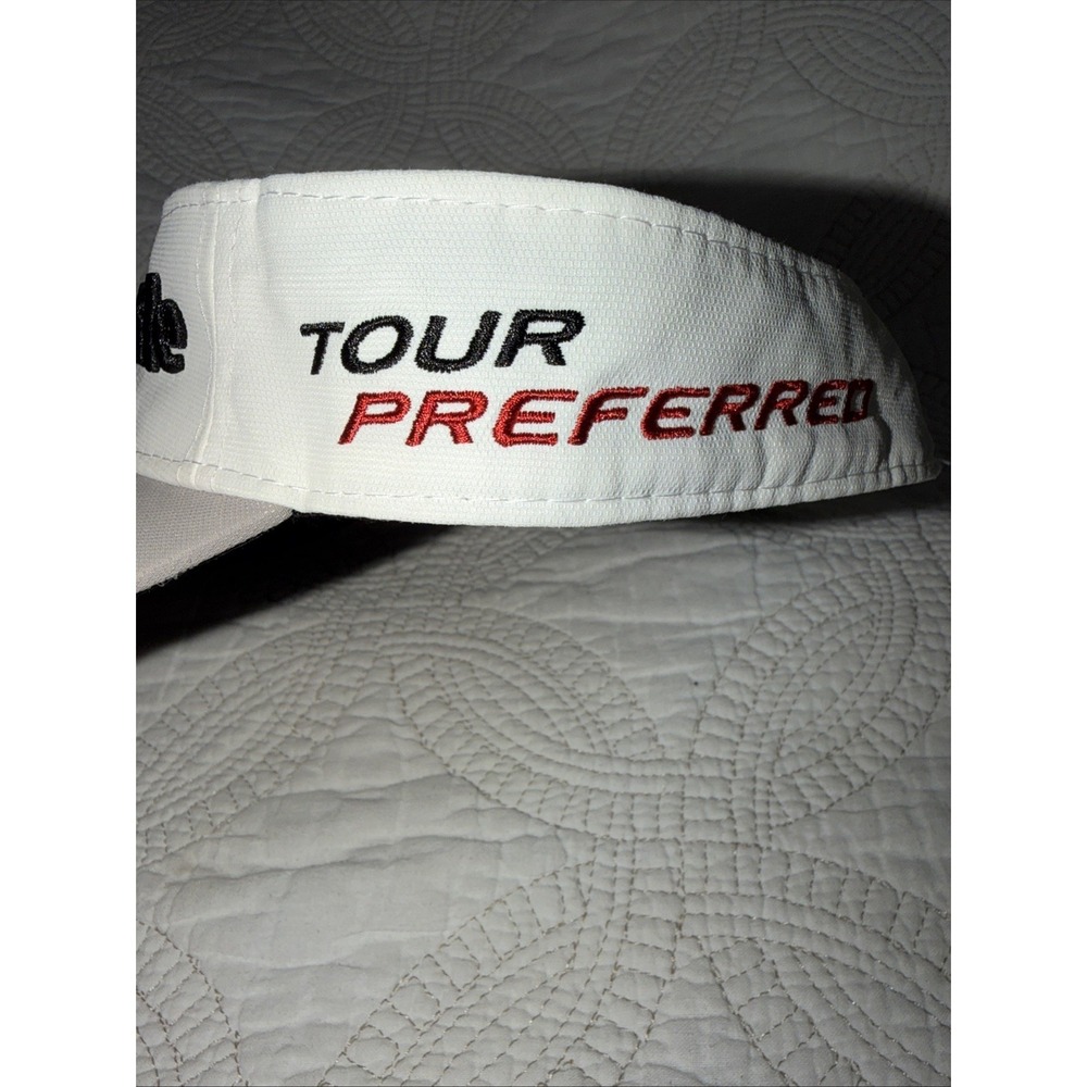 TAYLORMADE GOLF VISOR SLDR TOUR PREFERRED White GRAY ONE SIZE - Picture 2 of 8